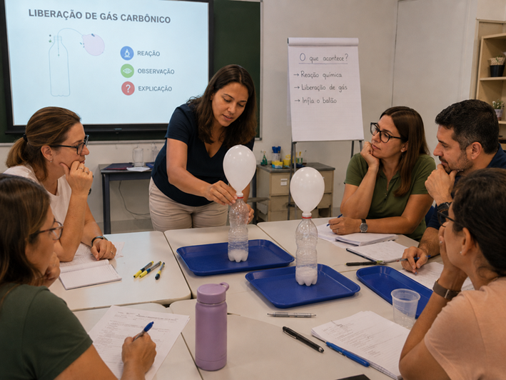 Substitua por uma foto da equipe escolar em acompanhamento